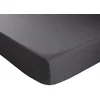 Image de Dodo - Drap Housse Coton Thermorégulé Gris Acier 90x190 Cm