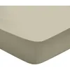 Image de Dodo - Drap Housse Studio Coton Marron Glacé 160x200 Cm