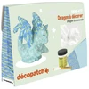 Image de Mini-kit Dragon À Décorer Soi-même - Dès 5 Ans - Kit Complet Loisir Créatif Décopatch Diy