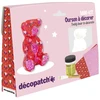 Image de Mini-kit Ourson À Décorer Soi-même - Dès 5 Ans - Kit Complet Loisir Créatif Décopatch Diy