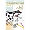 Image de Carnet De Coloriage "graffy Color" - Maman Et Bébé Animaux De La Ferme - 24 Feuilles