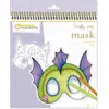 Image de Carnet De Coloriage Graffy Pop Mask - Animaux Fantastiques - 24 Formes Pré-découpées