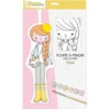 Image de Poupée À Peindre En Tissu - Chloé - H 28 Cm