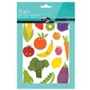 Image de Gommettes - MAILDOR - Fruits et Légumes - 87 Autocollants - 148x21 cm - Pour Enfants 2-4 ans
