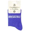 Image de PAIRE DE CHAUSSETTES PAILLETTES IRRESISTIBLE FEMME 39 Bleu Turquoise Ciel Marine 39