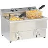 Image de Friteuse Électrique 2x8l 6500w Avec Vanne De Vidange Casselin Cfev82