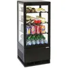 Image de Vitrine Réfrigérée Noire à Poser - 78L - Casselin