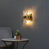 Image de Applique murale luxe en cristal et métal doré - Ivanna