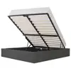 Image de Lit coffre eclipse amc 140x190 tissu gris foncé avec sommier inclus Eclipse 140 Fabric dark grey