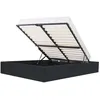 Image de Eclipse Lit Adulte 160x200 Cm Avec Coffre De Rangement - Simili Noir