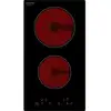 Image de Plaque De Cuisson Vitrocéramique - 2 Foyers - 2900w - Commandes Sensitives