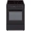 Image de Cv5050b8 Cuisiniere Vitrocéramique 50x50 - Four Convection Naturelle - 48 L - Noir