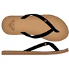 Image de Tongs - Roxy - Jyll III - Marron - Cuir synthétique - Semelle profilée