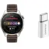 Image de Montre connectée avec adaptateur 5V2A Type C Huawei Watch Pro Classic Marron TU KT00491