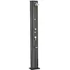 Image de Douche Solaire Droite Alu Aspect Bois 32 L Avec Rince-pieds Et Brumisateur