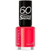 Image de Vernis à ongle - RIMMEL LONDON - 60 SECONDS super shine - Couleur Rouge - Teinte Coralicious - #430