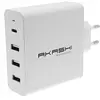 Image de Akashi Chargeur Secteur 60W 6A USB-C + 3x USB-A