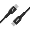 Image de Câble Usb-c Vers Usb-c De Données Et Charge Rapide 3 M Noir Akashi