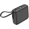 Image de Batterie Externe 10000mah 22.5w Câble Usb-c Et Lightning Et Port Usb C Gris Foncé Akashi