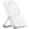 Image de Batterie Externe Magsafe 5000 Mah Support Pliable Avec Port Usb C 20w Blanc Akashi