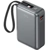 Image de PowerBank 20000mAh 65W Double Port USB avec Câble Dragonne USB-C Intégré Akashi Gris