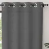 Image de Rideau à oeillets pur coton 135x250 cm PANAMA gris par Soleil dOcre