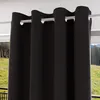 Image de Rideau à oeillets Isolant et 100% Occultant 135x180 cm ECLIPSE noir par Soleil docre
