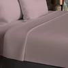 Image de Drap Plat En Coton 57 Fils 180x290 Cm Uni Vieux Rose, Par Soleil D'ocre