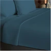 Image de Drap Plat En Coton 57 Fils 260x300 Cm Uni Bleu Canard, Par Soleil D'ocre