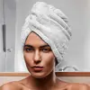 Image de Serviette De Bain Pour La Tête En Coton 24x62 Cm Lagune Blanc, Par Soleil D'ocre
