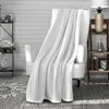 Image de Plaid en flanelle 140x200 cm CALIN blanc par Soleil dOcre