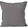 Image de Coussin En Microfibre Lavée 60x60 Cm Boheme Gris, Par Soleil D'ocre