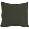 Image de Coussin Décoratif Lin Coton 45x45 Cm Lino Kaki, Par Soleil D'ocre
