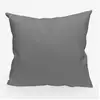 Image de Coussin En Coton 40x40 Cm Panama Gris, Par Soleil D'ocre