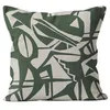 Image de Coussin déhoussable imprimé en polycoton 40x40 cm CANOPE par Soleil dOcre