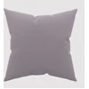 Image de Taie D'oreiller Unie 63x63 Cm Zzz Gris