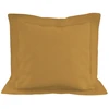 Image de Taie D'oreiller En Coton 57 Fils 63x63 Cm Uni Moutarde, Par Soleil D'ocre
