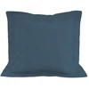 Image de Taie D'oreiller En Coton 57 Fils 63x63 Cm Uni Bleu Canard, Par Soleil D'ocre