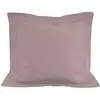 Image de Taie D'oreiller En Coton 57 Fils 63x63 Cm Uni Vieux Rose, Par Soleil D'ocre