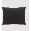Image de Taie D'oreiller Unie 50x70 Cm Zzz Noir