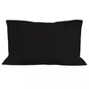 Image de Taie doreiller en coton 57 fils 50x70 cm UNI noir par Soleil docre