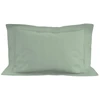 Image de Taie D'oreiller En Coton 57 Fils 50x70 Cm Uni Vert D'eau, Par Soleil D'ocre