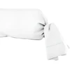 Image de Taie De Traversin En Coton 45x185 Cm Percale Blanc, Par Soleil D'ocre