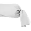 Image de Taie de traversin en coton 57 fils 45x135 cm UNI blanc par Soleil docre