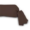 Image de Taie De Traversin En Coton 57 Fils 45x205 Cm Uni Brun, Par Soleil D'ocre