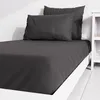 Image de Drap housse uni 90x190 cm ZZZ noir