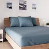 Image de Drap Housse En Coton 140x190 Cm Jersey Bleu Canard, Par Soleil D'ocre