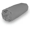Image de Drap Housse En Coton 180x200 Cm Percale Gris, Par Soleil D'ocre