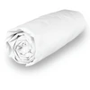 Image de Drap Housse En Polycoton 200x200 Cm Percale Blanc, Par Soleil D'ocre