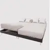 Image de Drap Housse Tpr En Coton 57 Fils 2x80x200 Cm Uni Lin, Par Soleil D'ocre